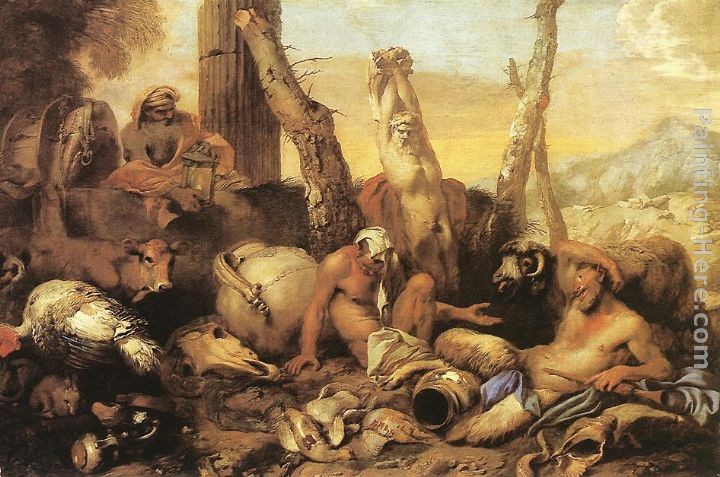 Giovanni Benedetto Castiglione The Fable of Diogenes